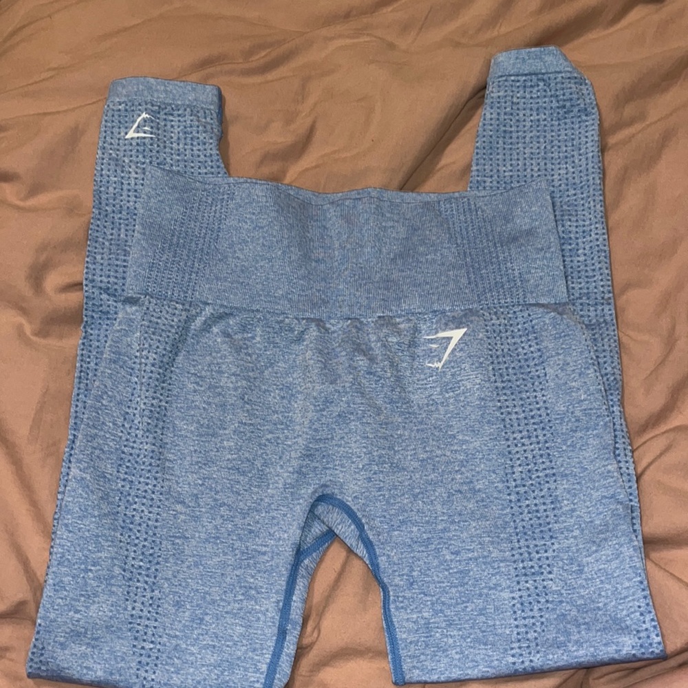 Light blue vital seamless gymshark leggings